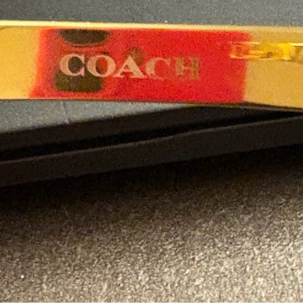 Coach Pink & Gold Bangle Bracelet - Picture 5 of 5